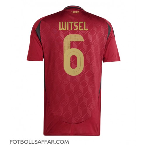 Belgien Axel Witsel #6 Hemmatröja EM 2024 Kortärmad